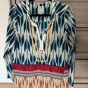 Maeve Multicolor Patterned Women's Top